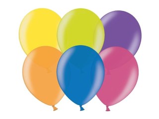 Balon gumowy metalizowany 100 szt mix Partydeco (10M-000)