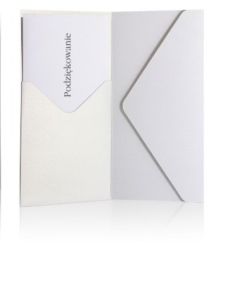 Koperta pearl biały SP DL biała [mm:] 110x220 Galeria Papieru (280901) 5 sztuk