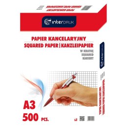 Papier kancelaryjny Interdruk A3 krata 297mm x 420mm (PAKA)