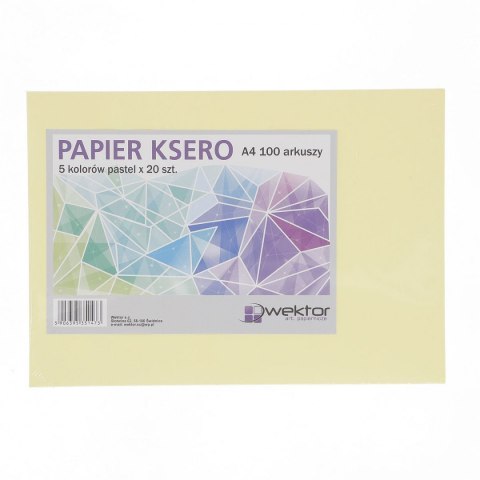 Papier kolorowy Indeks pastel A4 - mix 80g