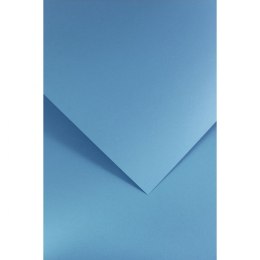 Papier ozdobny (wizytówkowy) Galeria Papieru ciemnoniebieski satynowany A4 - niebieski 210g (205503)