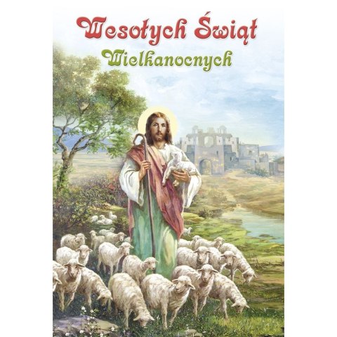 Pocztówka wielkanoc złocona Pol-mak (PLz)