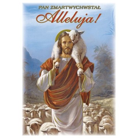 Pocztówka wielkanoc złocona Pol-mak (PLz)