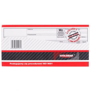 Druk samokopiujący 1/3 A4 100k. Stolgraf (M3)