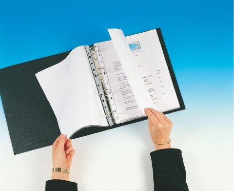 Koszulki na dokumenty groszkowe A4 kolor: przezroczysty typu U 35 mic. Esselte (16690)