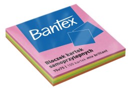 Notes samoprzylepny Bantex mix 100k 75mm x 75mm (400086389)