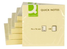 Notes samoprzylepny Q-Connect żółty 100k 76mm x 76mm (KF10502)