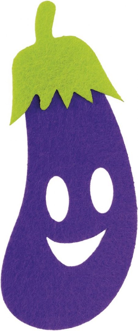 Ozdoba filcowa Craft-Fun Series bakłażany Titanum (20CR0312-6)