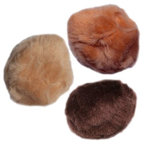 Pompony Craft-Fun Series akrylowe brązowy 30 szt Titanum (115 20 018)