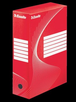Pudło archiwizacyjne Esselte Boxy 100 A4 - czerwony 245mm x 100mm x 345mm (128422)