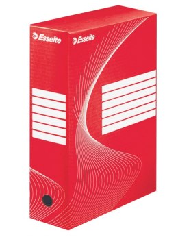 Pudło archiwizacyjne Esselte Boxy 100 A4 - czerwony 245mm x 100mm x 345mm (128422)