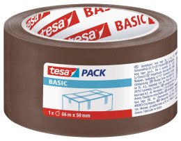 Taśma pakowa Tesa Basic brązowa 50mm 66m (58571-00000-00)