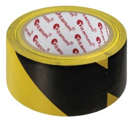 Taśma specjalnego przeznaczenia Titanum ostrzegawcza czarno-żółta 48mm 20m