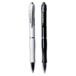 Długopis olejowy Sorento Black & White wkład niebieski 0,5mm Penmate (TT7164)