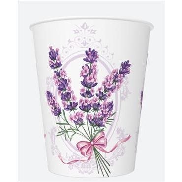 Kubek jednorazowy daisy papier 250ml Pol-mak (01)