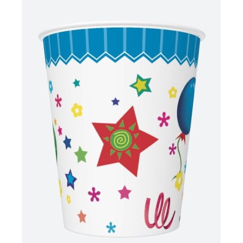 Kubek jednorazowy daisy papier 250ml Pol-mak (01)