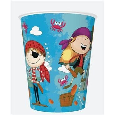 Kubek jednorazowy daisy papier 250ml Pol-mak (01)