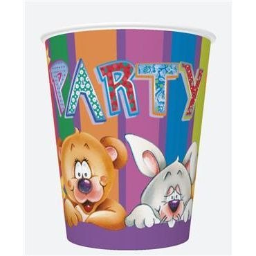 Kubek jednorazowy daisy papier 250ml Pol-mak (01)