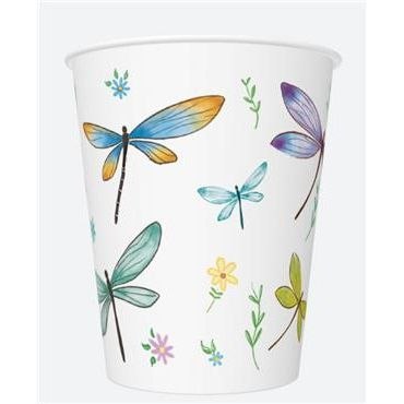 Kubek jednorazowy daisy papier 250ml Pol-mak (01)