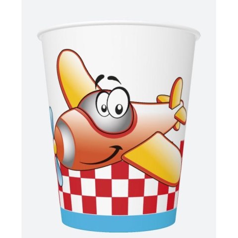 Kubek jednorazowy daisy papier 250ml Pol-mak (01)