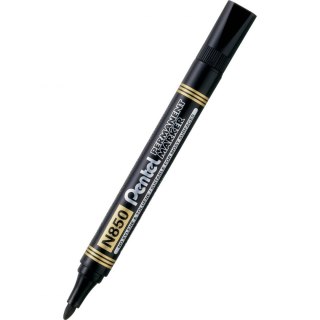 Marker permanentny wkład czarny 1,5mm okrągła końcówka Pentel (N850)