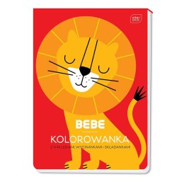 Kolorowanka Bebe BB KIDS Blok kolrowanek A4 (z naklejkami)