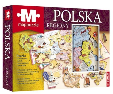 Puzzle Demart Polska regiony