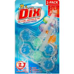 DIX KOSTKA „3D” do WC ocean fresh 2x40g