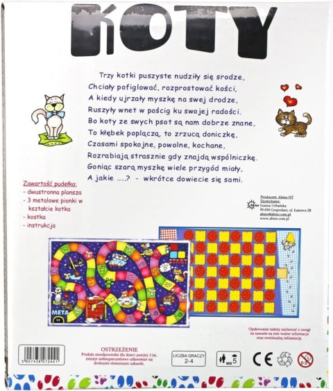 Gra planszowa kot i mysz Abino