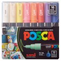 Marker specjalistyczny Posca PC-1M 16 sztuk 5906340928415, mix 3-19mm okrągła końcówka (194521)