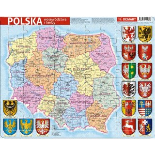 Puzzle Polska administracyjna Demart