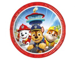 Talerz jednorazowy Paw Patrol Rescue Heroes, next generation papier śr. 200mm 8 szt Godan (95596)