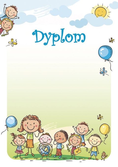 Dyplom przedszkolaki A4 170g Galeria Papieru (215117)