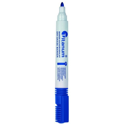 Marker suchościeralny wkład niebieski 3,0mm okrągła końcówka Titanum (BY1026-02)