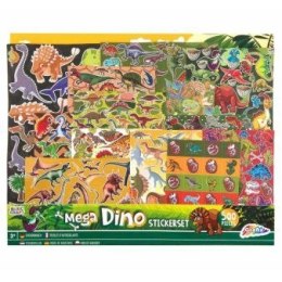 Naklejka (nalepka) Grafix Mega zestaw naklejek z dinozaurami 500 szt. 40 * 32 cm (100081)
