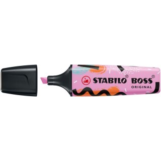 Zakreślacz BOSS by Ju Schnee fuchsia wkład fioletowy 2,0-5,0mm Stabilo (70/158-101)