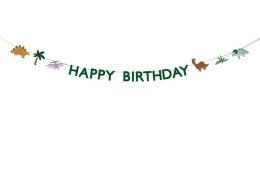 Baner Happy Birthday Dino, 3 m Partydeco (GRL106)
