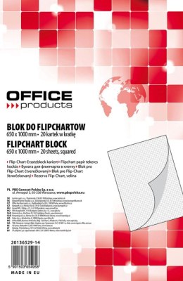 Blok do tablic flipchart 20k. krata Office Products (20136529-14)