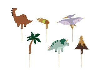 Dekoracja na tort Toppery na tort Dinozaury, 8-12 cm Partydeco (KPT71)