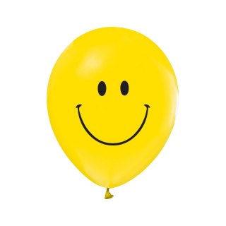 Balon foliowy Uśmiechy 12/5 szt 12cal Godan (GZ-USM5)