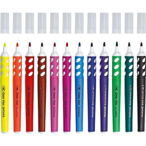 Flamaster okrągłe 12 kol. Fun&Joy (FJ-218A-12)