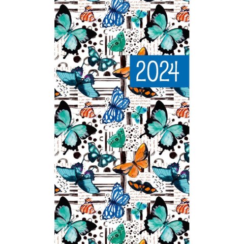 Kalendarz książkowy (terminarz) 5905031842078 PCV bezbarwny A6 Wydawnictwo Wokół Nas (A6T041B tygodniowy)