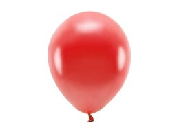 Balon gumowy Metalizowane Eco Balloons czerwony 260mm Partydeco (ECO26M-007)