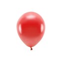 Balon gumowy Metalizowane Eco Balloons czerwony 260mm Partydeco (ECO26M-007)
