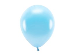 Balon gumowy Metalizowane Eco Balloons niebieski jasny 260mm Partydeco (ECO26M-001J)