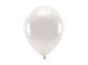 Balon gumowy Metalizowane Eco Balloons perłowy 260mm Partydeco (ECO26M-070)