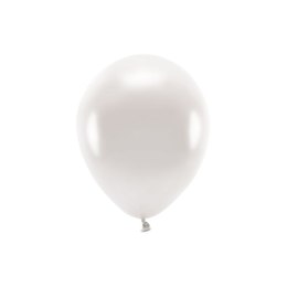 Balon gumowy Metalizowane Eco Balloons perłowy 260mm Partydeco (ECO26M-070)
