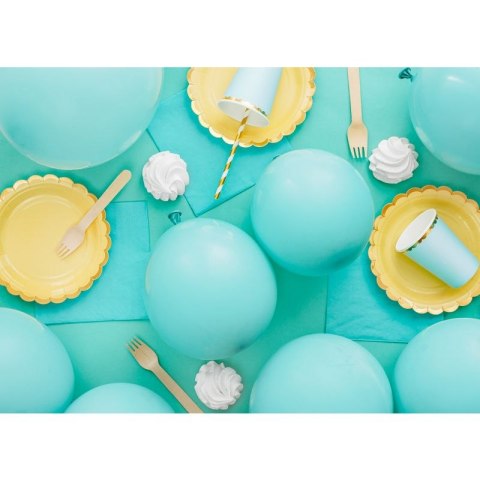 Balon gumowy Pastel Eco Balloons ciemnomiętowy 260mm Partydeco (ECO26P-103C)