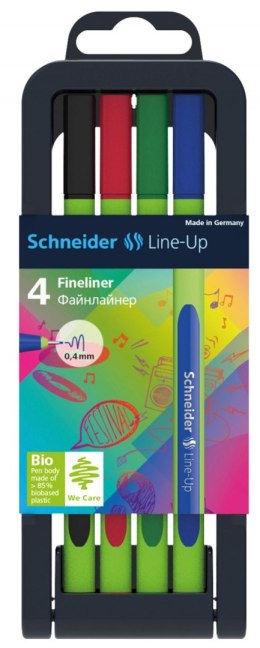 Cienkopis Schneider Line-Up, mix 0,4mm 4kol. (SR191094)