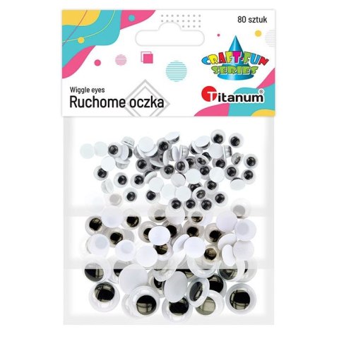 Oczka Craft-Fun Series 5/8/25mm 80 szt Titanum (MTHYJ-3P2)